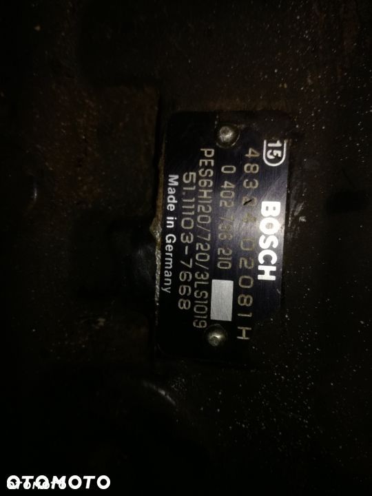 POMPA WTRYSKOWA MAN D2866 D2876 F2000 TGA BOSCH - 2