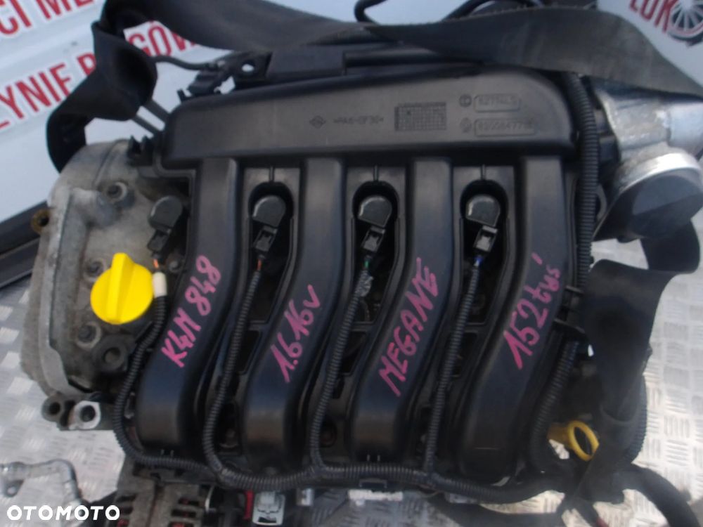 SILNIK RENAULT MEGANE 1.6 16V K4M848 152 TYS - 2