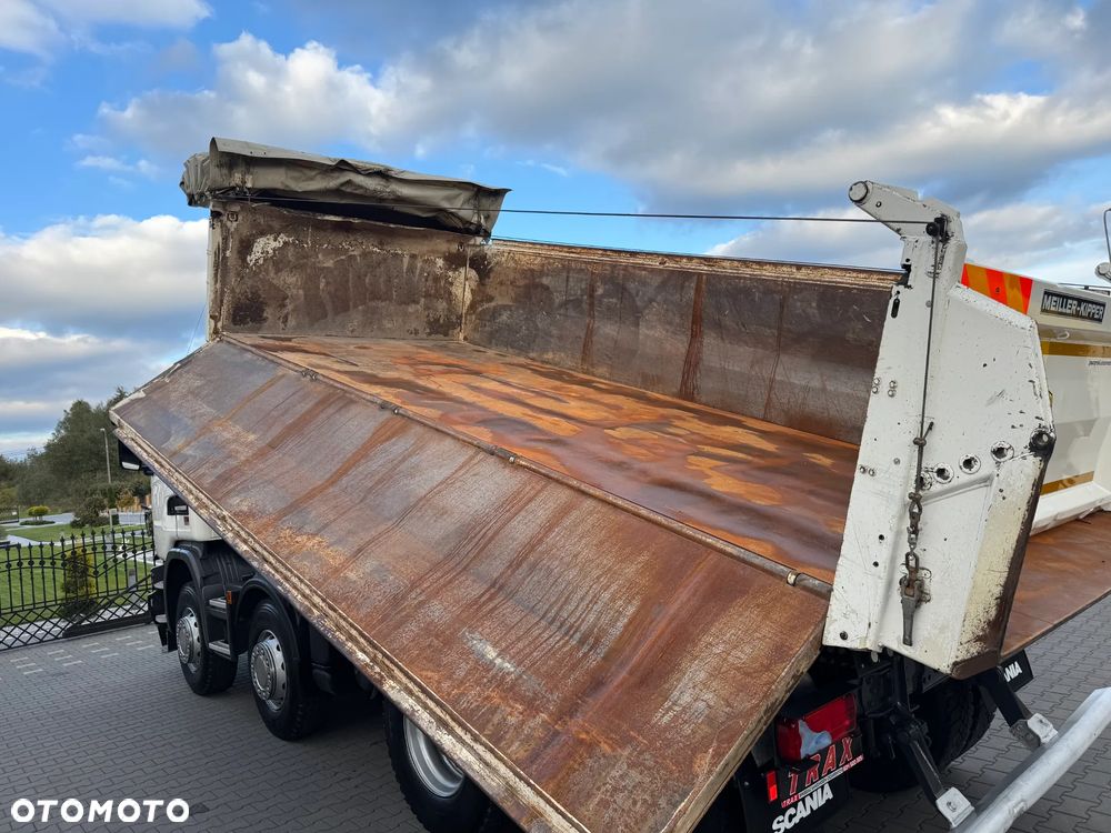 Scania R450 bez EGR, 8x4 wywrotka 3-str.MEILLER, 34000 kg DMC, BORDMATIC, ZWOLNICE, 2017r IDEALNY STAN - 15