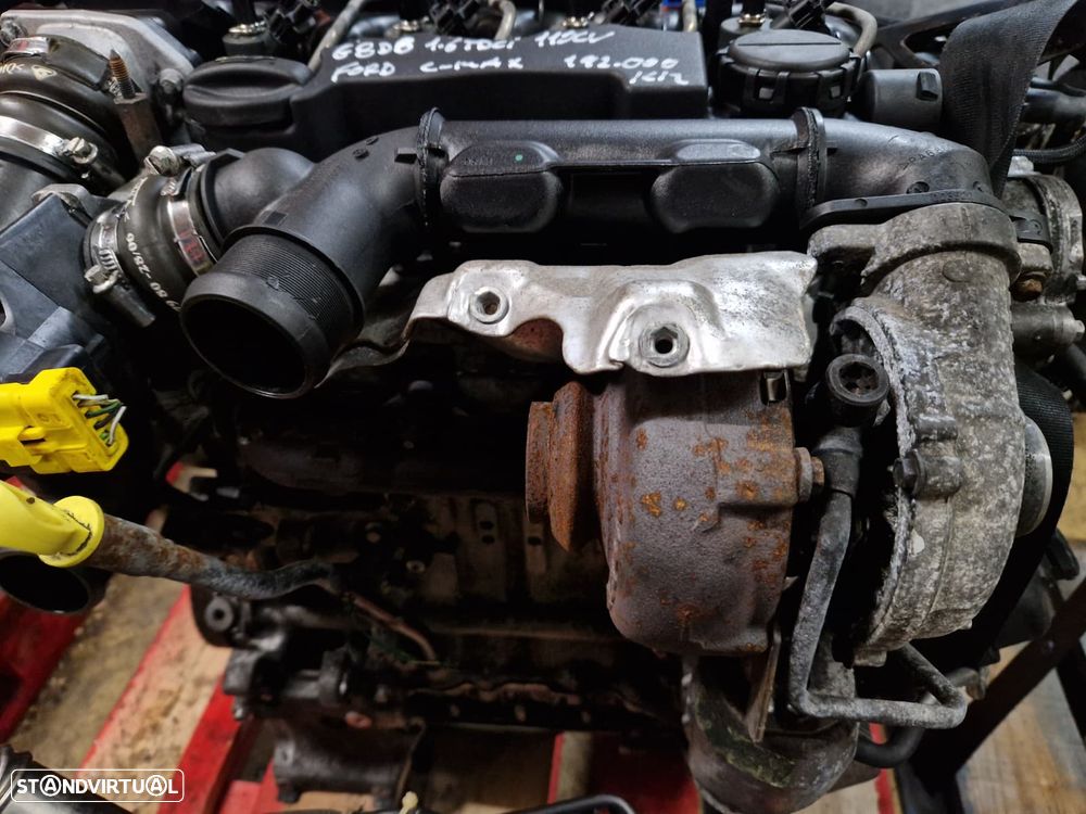 Motor usado G8DB FORD C-MAX 1.6 TDCI 110CV CMAX PEUGEOT CITROEN G8DA FOCUS - 5