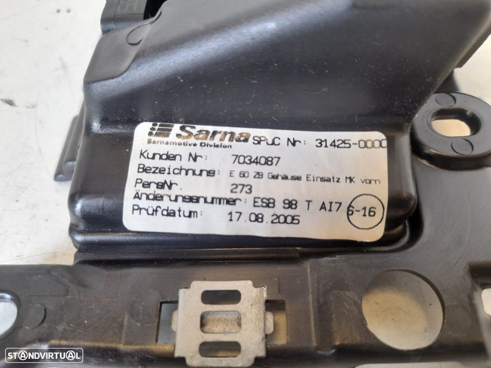 CONSOLA CENTRAL FRONTAL FRENTE CINZEIRO ISQUEIRO ORIGINAL 7034087 BMW SERIE 5 E60 E61 - 5