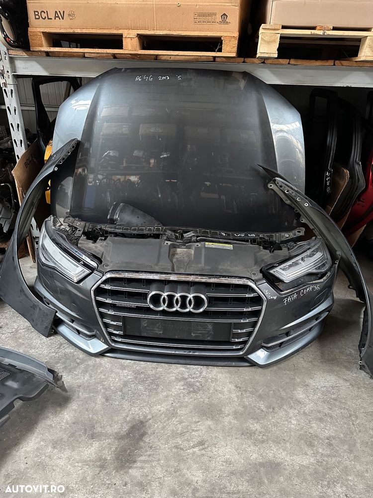 Fata completa AUDI A6 C7 facelift S-line cu faruri full led an 2017 - 1