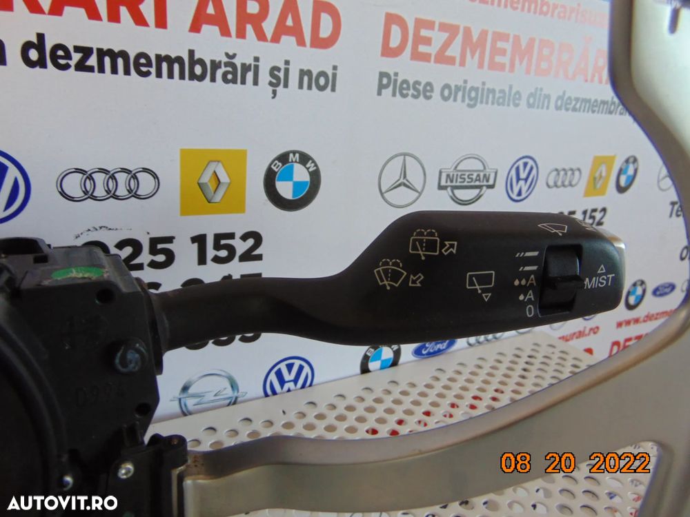 Bloc semnalizare stetgatoare Alfa Romeo Stelvio 2015-2023 spirala volan manete padele senzor unghi - 5