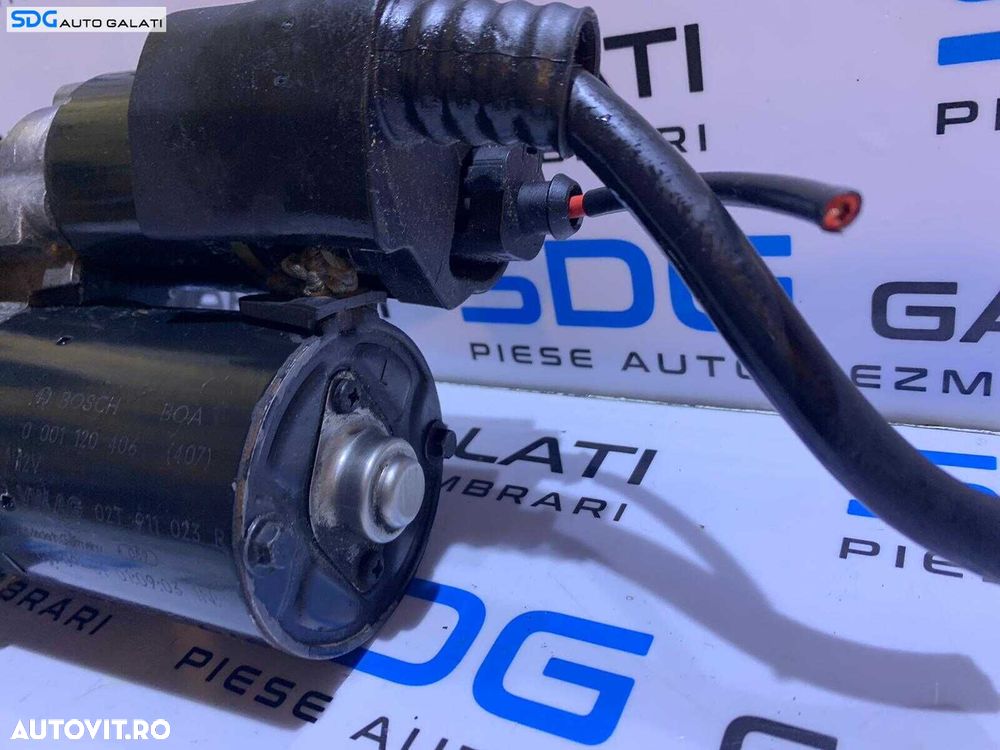 Electromotor cu 10 Dinti Volkswagen Polo 9N 1.2 AWY BMD AZQ BME BBM BZG 2002 - 2010 Cod 02T911023R 0001120406 [B3606] - 2