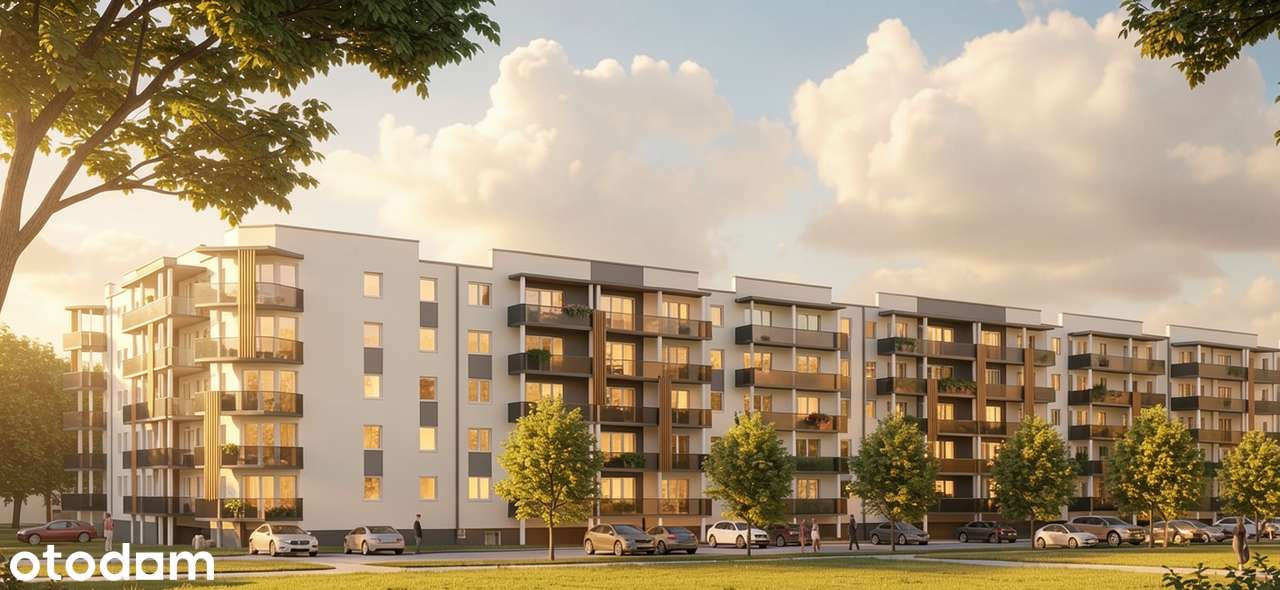 Mieszkanie z balkonem, 3 pokoje, 59,74m2