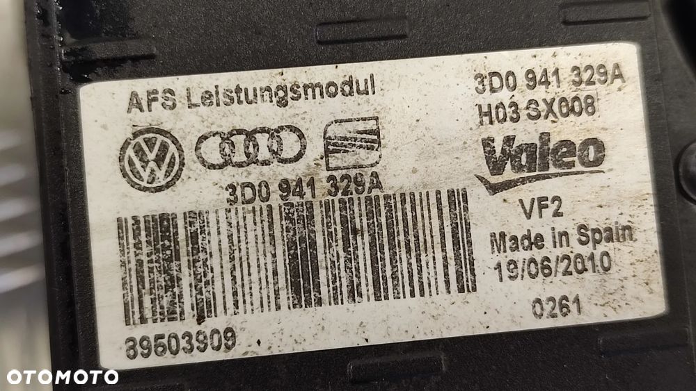 VW PHAETON LIFT 10-15R LAMPA LAMPY PRZÓD BI-XENON SKRETNY LEWA 3D2941751A PRAWA 3D2941752A UK - 20