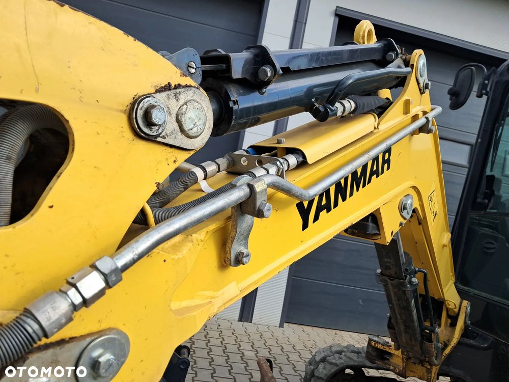 Yanmar SV 26 WAGA 2785kg 2.8t 950mth * 2019 rok * 2 nowe łyżki *skarpówka * lusterka *oświetlenie * długie ramie * szybkozłącze * silnik Yanmar 24KM minikoparka kubota KX30-4 u27 cat 302.7 jcb 8030 jazda szybka/wolna sprawna bez dpf 2,5 t 3 t - 31