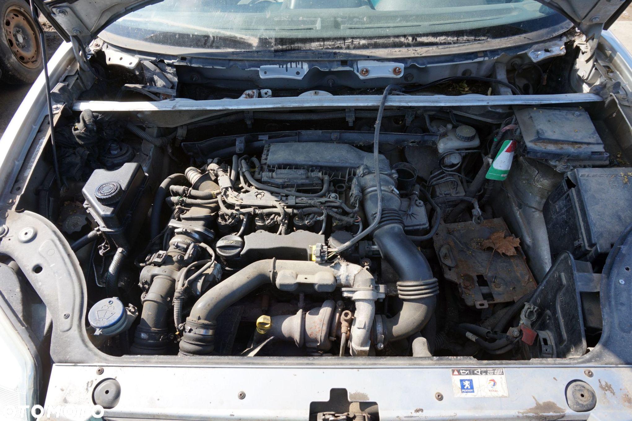 MASKA ZDERZAK BŁOTNIKI LAMPY PARTNER I LIFT II M59 EZRC  PEUGEOT 2002-2008 SREBRNY PRZÓD KOMPLETNY - 9