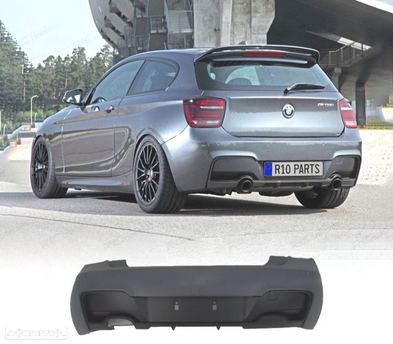 PARA-CHOQUES TRASEIRO BMW SERIE 1 F20 F21 11-15 LOOK M PERFORMANCE - 1