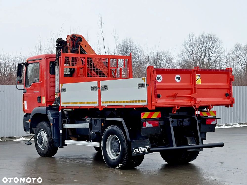 MAN TGM 18.280 * WYWROTKA 3,85 m* PALFINGER PK 10501 * 4x4 - 6