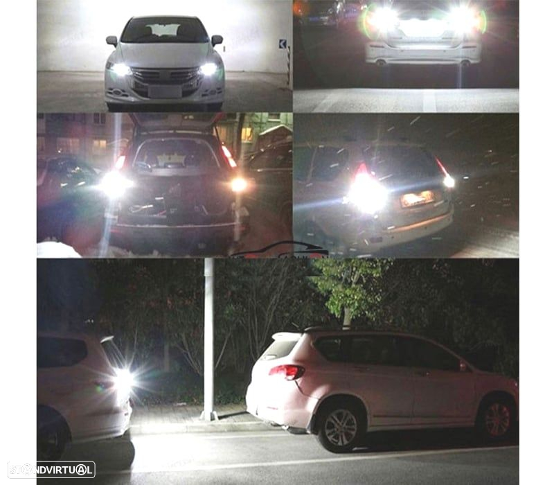 DUAS LÂMPADAS BA15S LED CANBUS LUZ BRANCA - 2