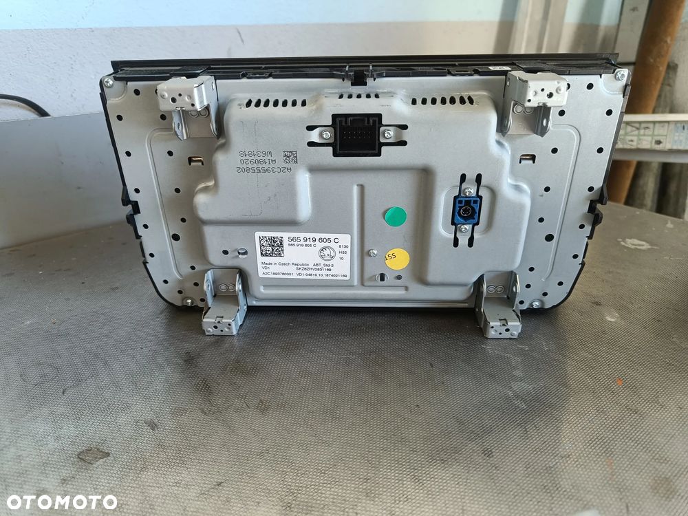 Radio Ekran Skoda Kodiaq Czytnik Multimediów Wyświetlacz 5Q0035842C 565919605C - 9