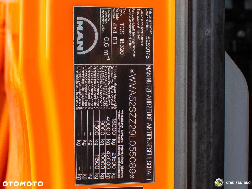 MAN TGS 18.320 4x4 Wywrotka MEILLER trójstronna - 21
