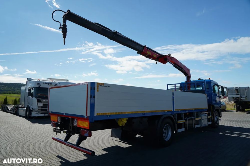 MAN TGS 18.320 / 4x2 / PLATFORMĂ - 6,8 M + FASSI F135 HDS / Rază de acțiune 8 m / PODEA REZISTENTĂ / RADIOCOMANDĂ / ROTATOARE / IMPORTAT - 5