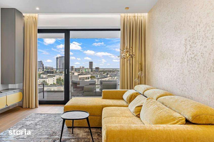 Apartament cu 2 camere| One Tower Herastrau| Pasaj Baneasa statie 605 — fotografia 1