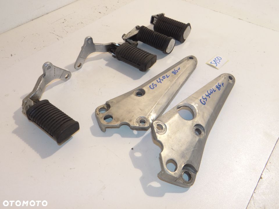 Suzuki GS 450L 85r Sety mocowania podnóżków + podnóżki  S150 - 2