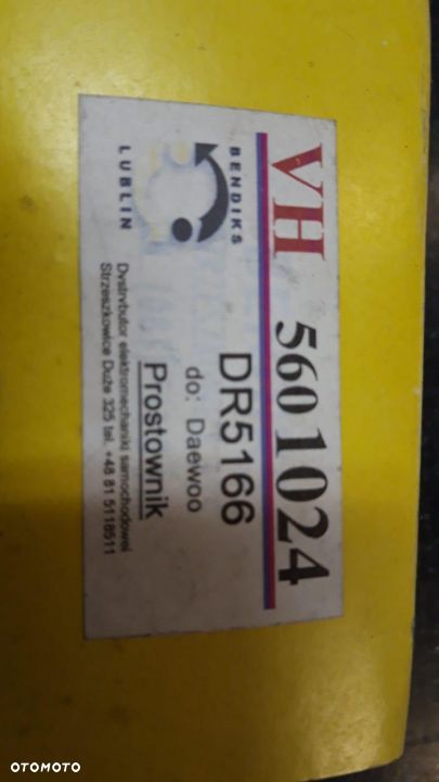 5601024 VH  PROSTOWNIK Płytka diodowa alternatora DAEWOO ESPERO, NEXIA 1.5 02.95-06.99 - 3