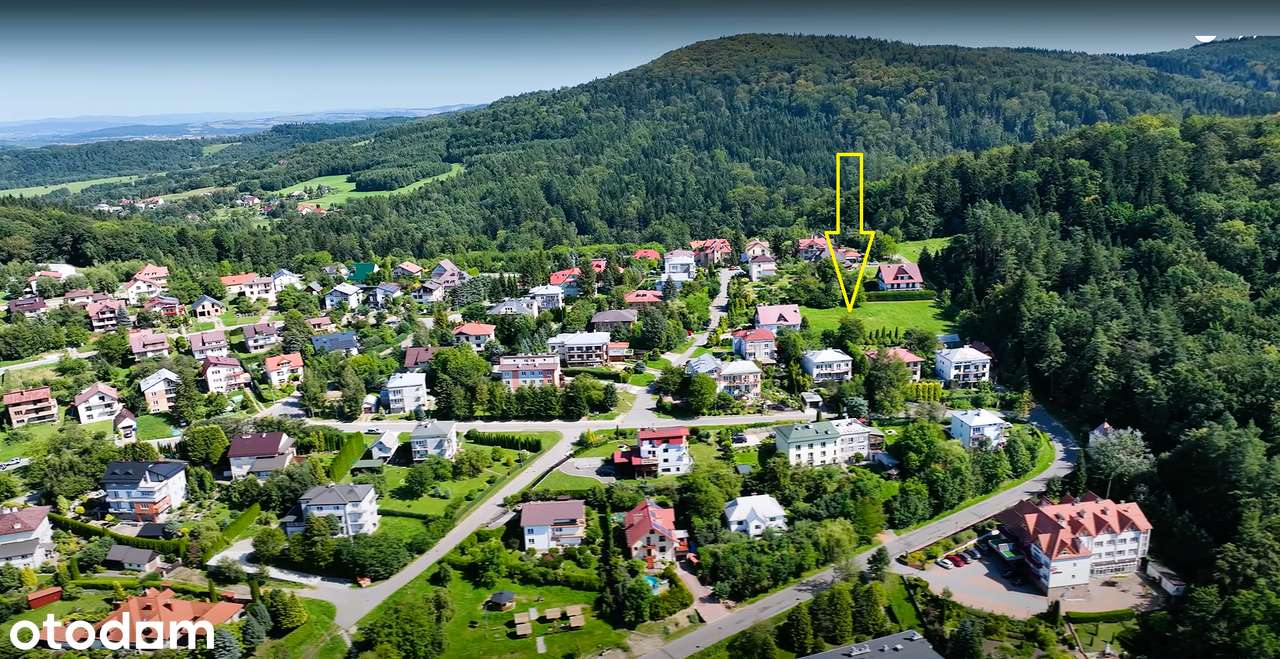 Działka budowlana 755 m², widokowa, 5 min od centrum uzdrowiska - Pełny obrazek: 2/9