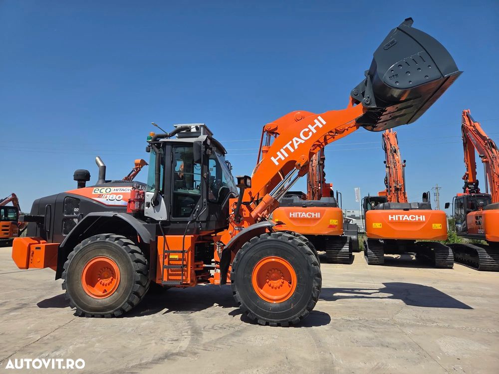 Hitachi ZW180-6, 2019, 6.049h, FULL OPTION, Gresare automataz, Cupa NOUA 3mc, anvelope L5 90% bune, Cantar, Joystick, inst hidr suplimentara, Masa operationala 17t, motor 129kW, basculeaza la 4m,Camera spate,Posibilitate leasing 3 ani-PROMOTIE -96900 EUR+Tva - 8