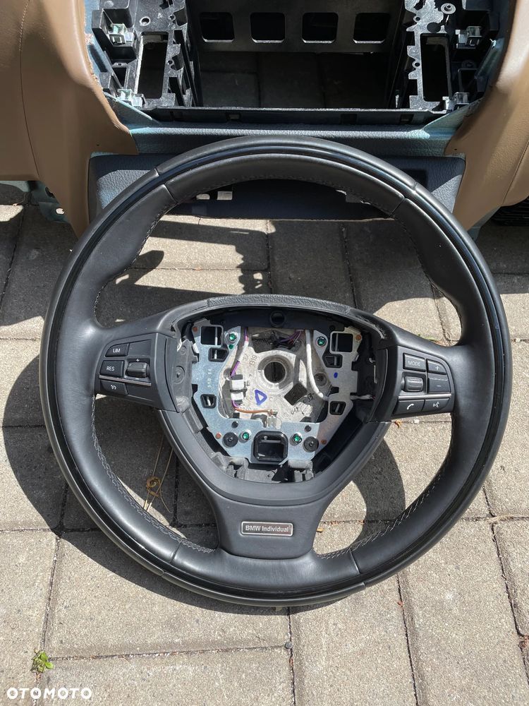 BMW 5 F10 LCI wnętrze INDIVIDUAL fotele komfort kanapa konsola zestaw - 6