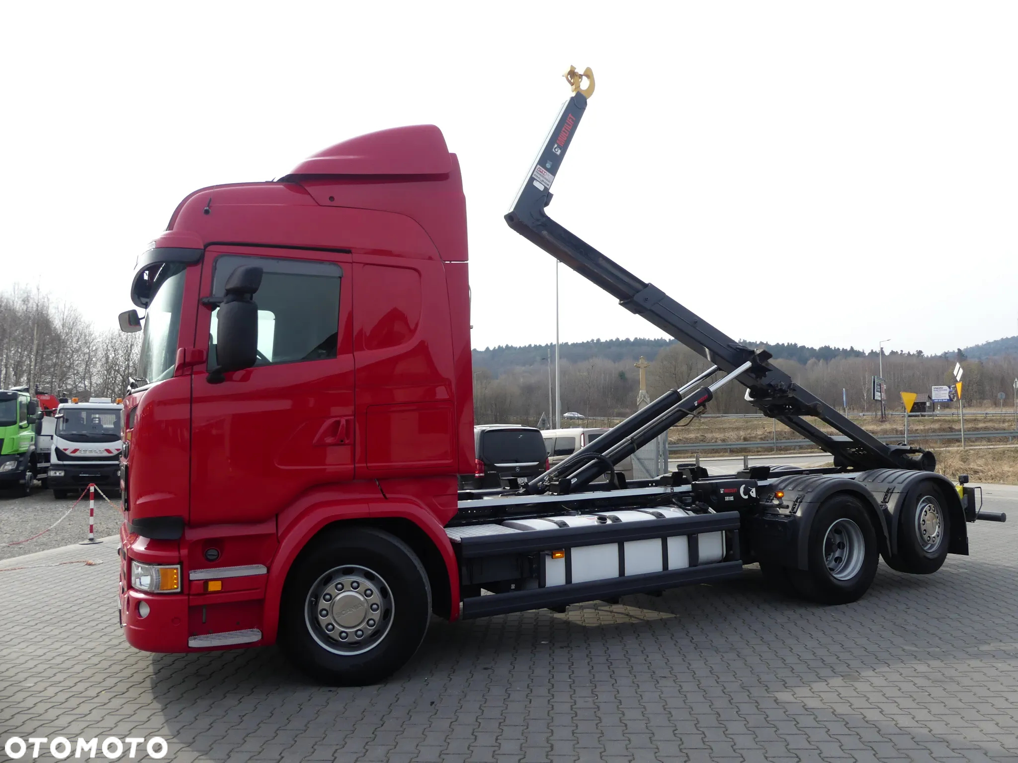 Scania R 490 / 6x2 / HAKOWIEC / HIAB MULTILIFT 18T / RETARDER / - 2