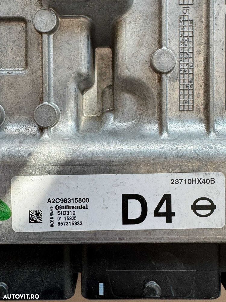 Calculator motor Nissan Qashqai 1.5 dci 23710HX40B A2C98315800 SID310 - 2