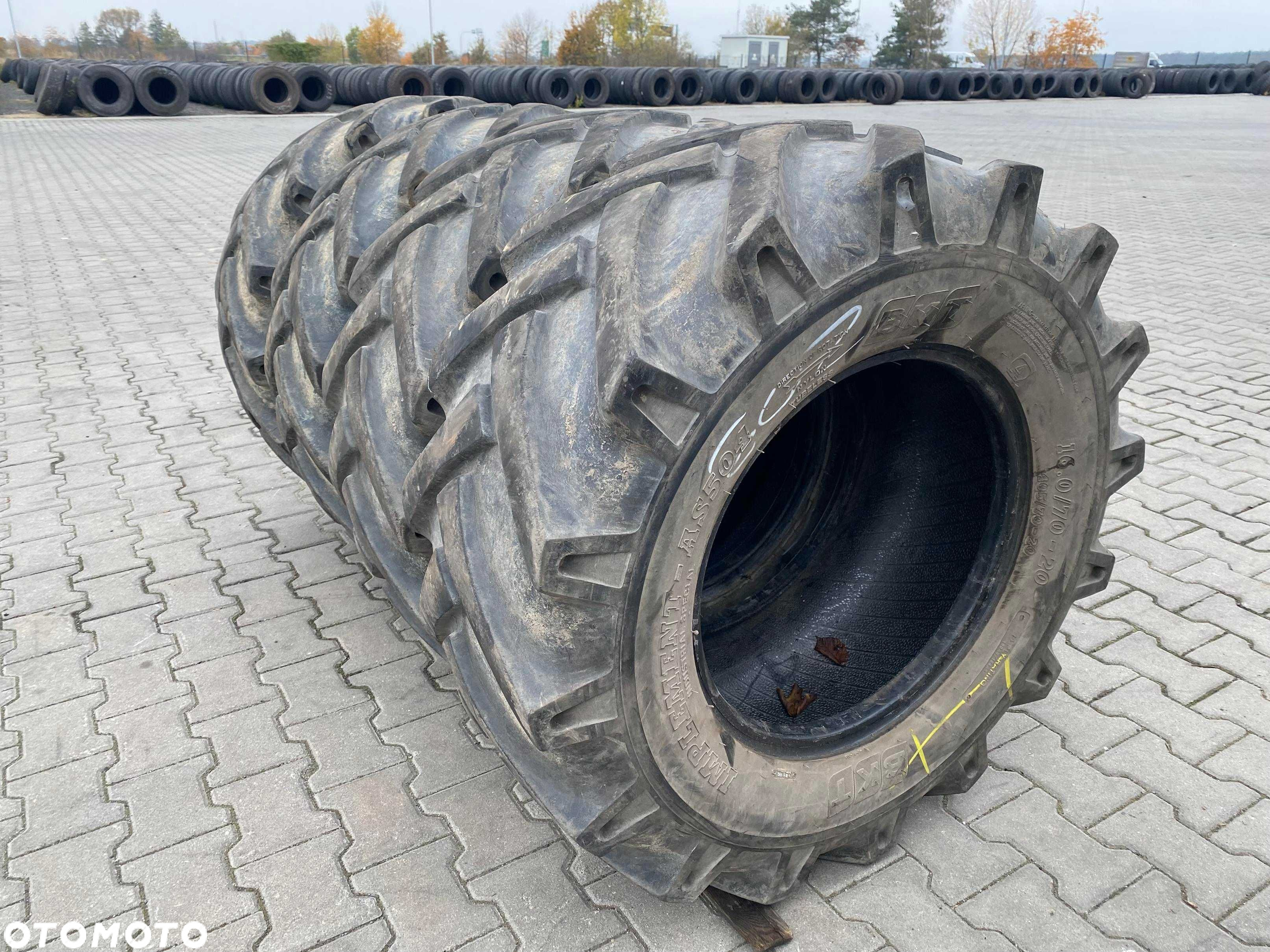 Opona 405/70-20 , 16.0/70-20 BKT IMPLEMENT AS504 Przemysłowa 18mm - 5