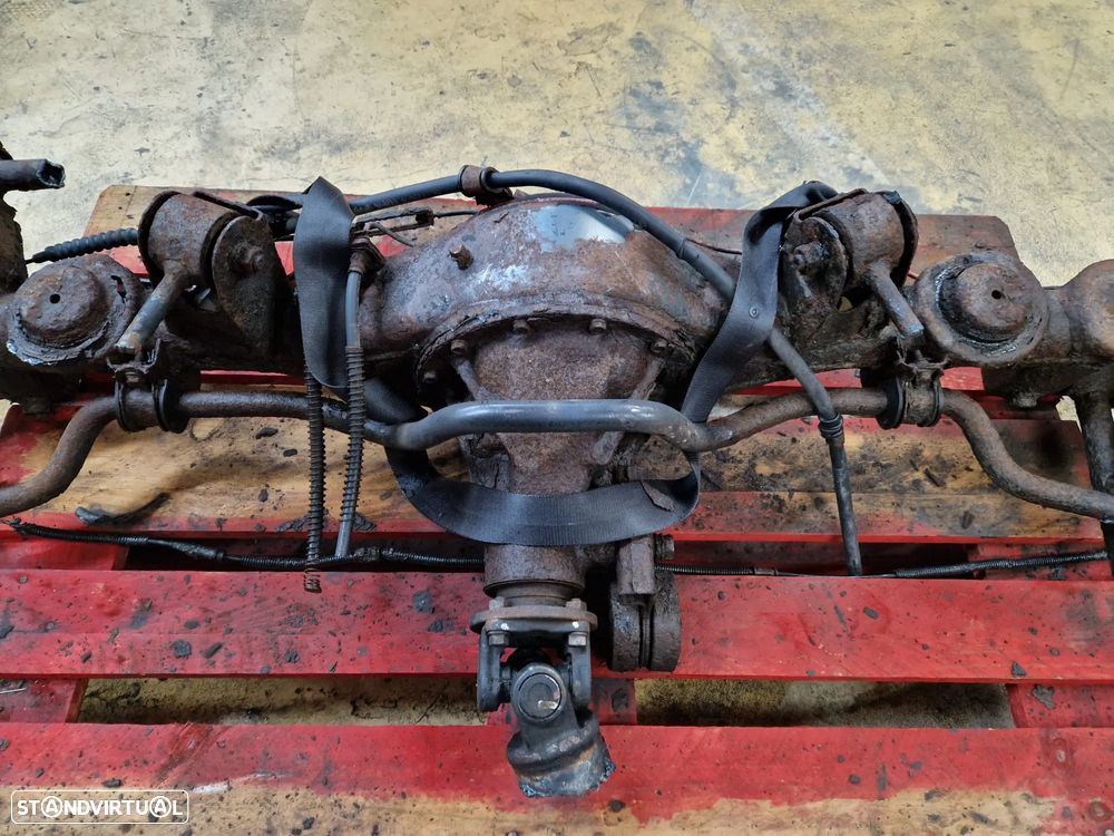 Eixo traseiro usado diferencial KIA SORENTO 2.5 CRDI semi eixos travagem - 4