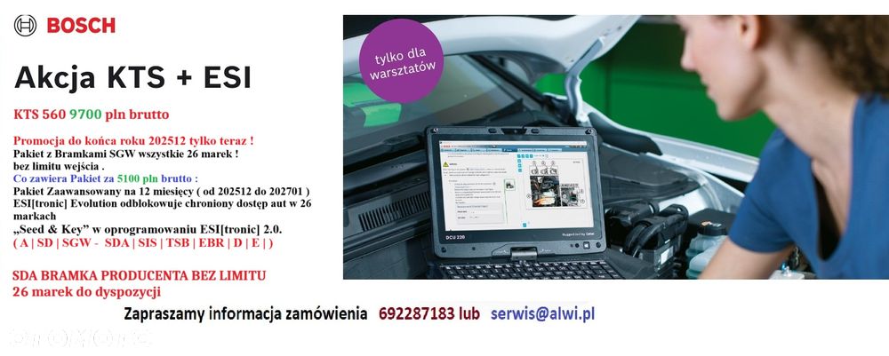 KTS 960 tester usterek Bosch tylko 11900 pln - 9