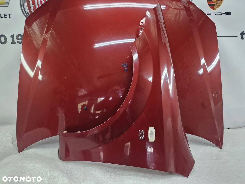 DAEWOO LACETTI 02- LEWY / PRAWY BŁOTNIK , KOLOR BORDO METALIK , NR AUKCJI NM124 - 12