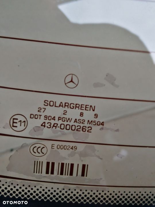 Szyba Tylna Tył MERCEDES W221 LIFT SOLARGREEN - 5
