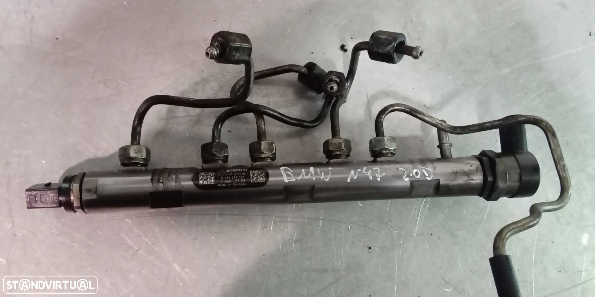 RAMPA / REGUA DE INJECÇÃO BMW 2.0D N47 F20 F30 0445214182 780912704 - 1