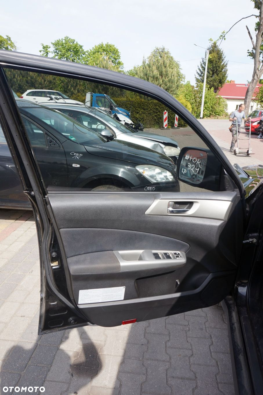DRZWI PRZEDNIE LEWE FORESTER III SH 32J  CZARNY SUBARU 2008-2013 - 8