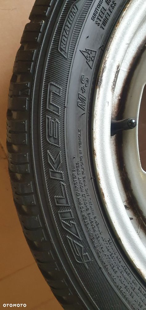 Felga stalowa z oponom 4J ET27 155/60 R15 3X112 Smart Fortwo II 451 - 8