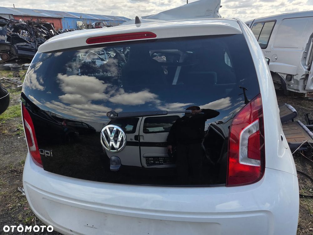 Klapa Tył Bagażnika VW UP ! Szyba Klapa Biała Kompletna - 1