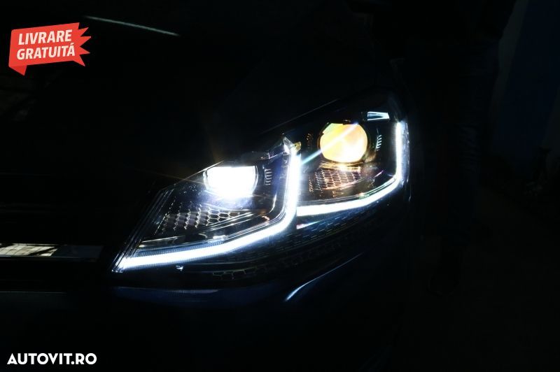 Faruri LED Bi-Xenon Look VW Golf 7 VII (2012-2017) Facelift G7.5 R Line Design cu - livrare gratuita - 13