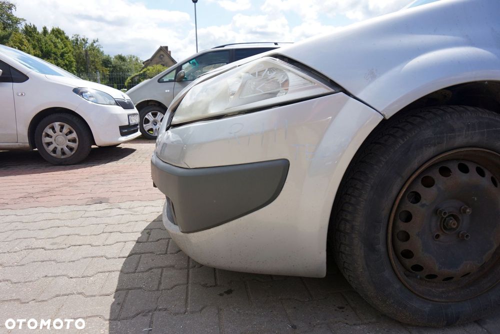 MASKA ZDERZAK BŁOTNIKI LAMPY MEGANE II PH2 LIFT TED69  RENAULT 2006-2008 SREBRNY PRZÓD KOMPLETNY - 21