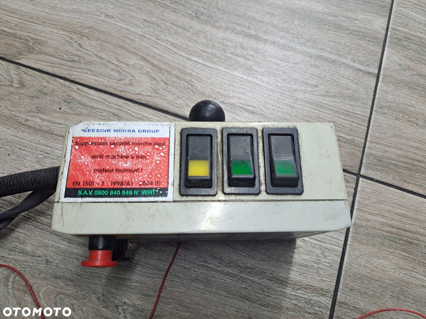 STEROWNIK PANEL W KABINIE ŚMIECIARKI GEESINKNORBA DP514 - 3