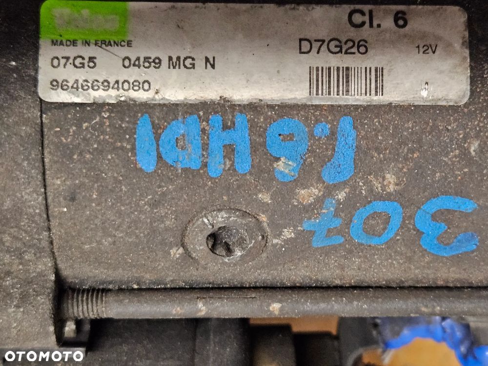 Citroen C4 C5 Peugeot 307 407 1.6 HDI rozrusznik CL6 CL5 Valeo Mitsubishi - 4