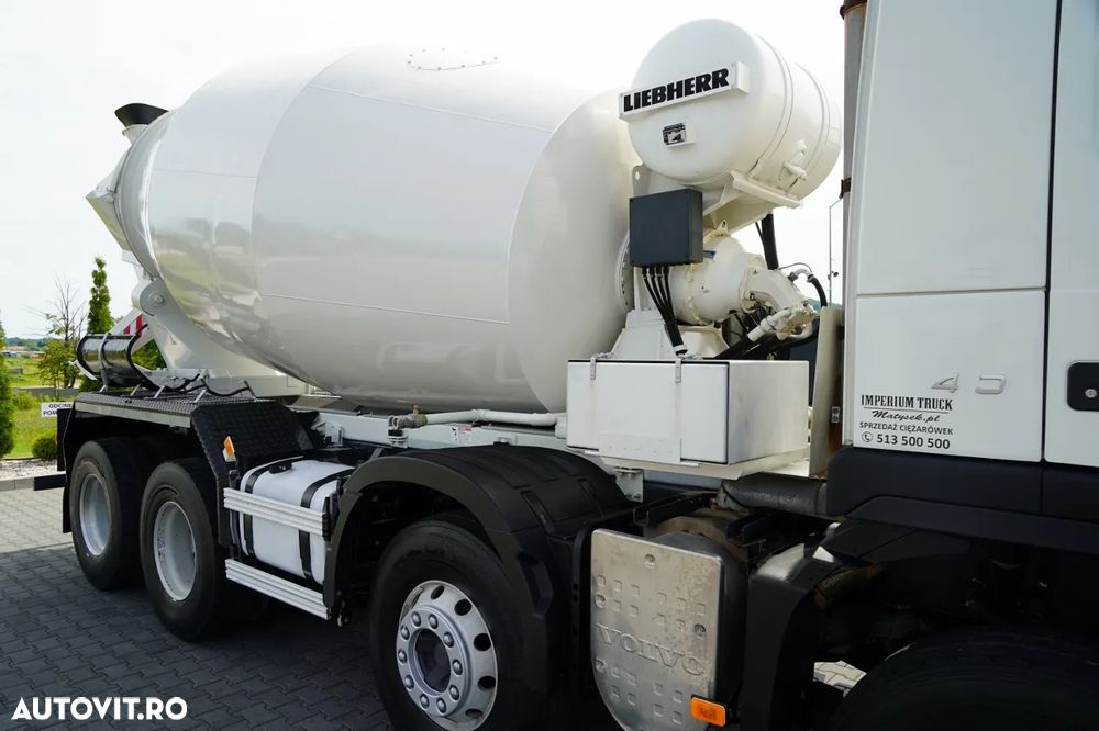Volvo FMX 410 / 8x4 / BETONIERĂ / BETONIERĂ / LIEBHERR / 9 M3 / I-SHIFT / JANTE DIN ALIAJ / EURO 5 - 15