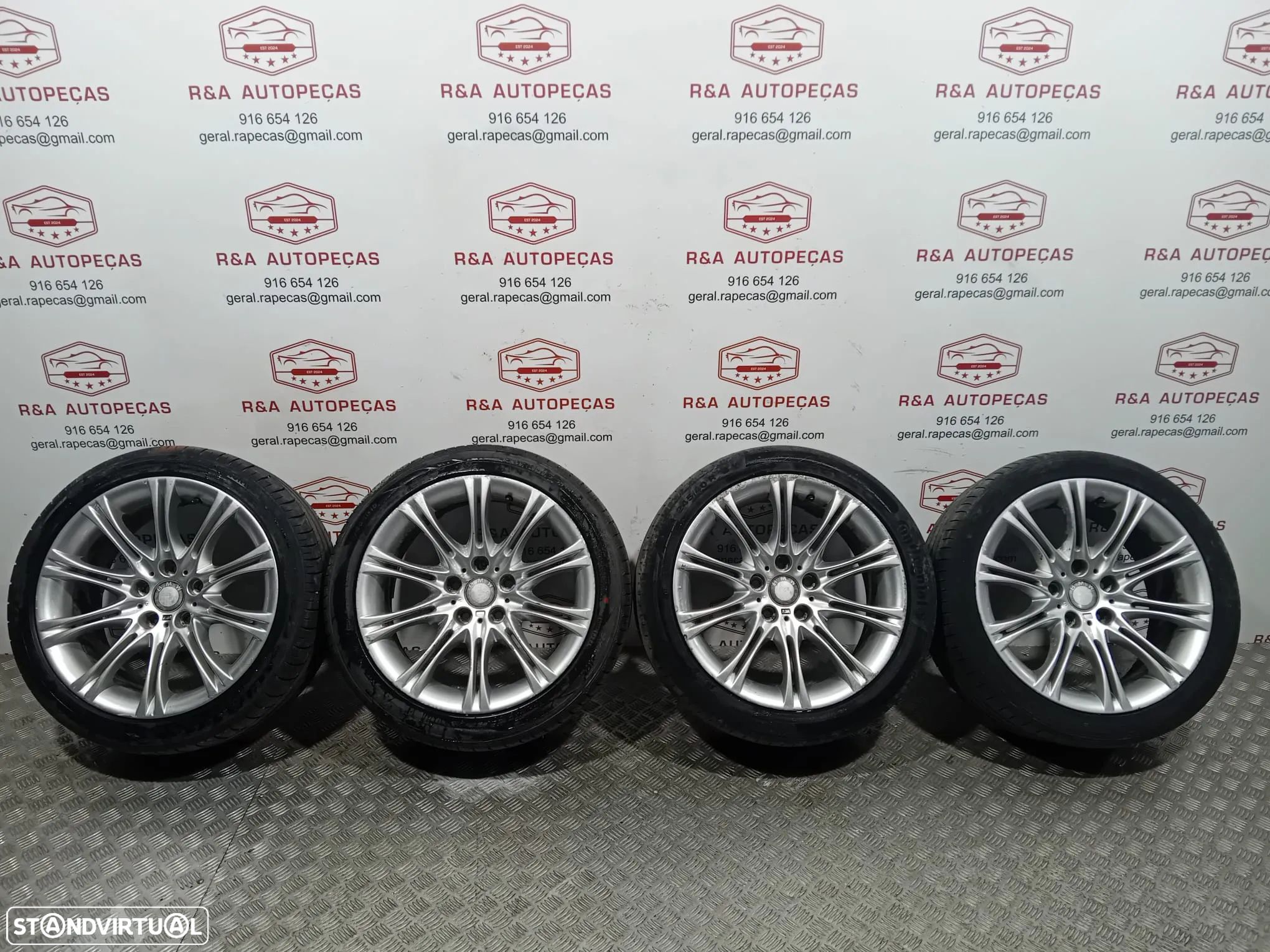 Jantes Originais BMW Serie 5 E60 E61 PACK M STYLE 135M 18 8J ET20 5X120 - 1