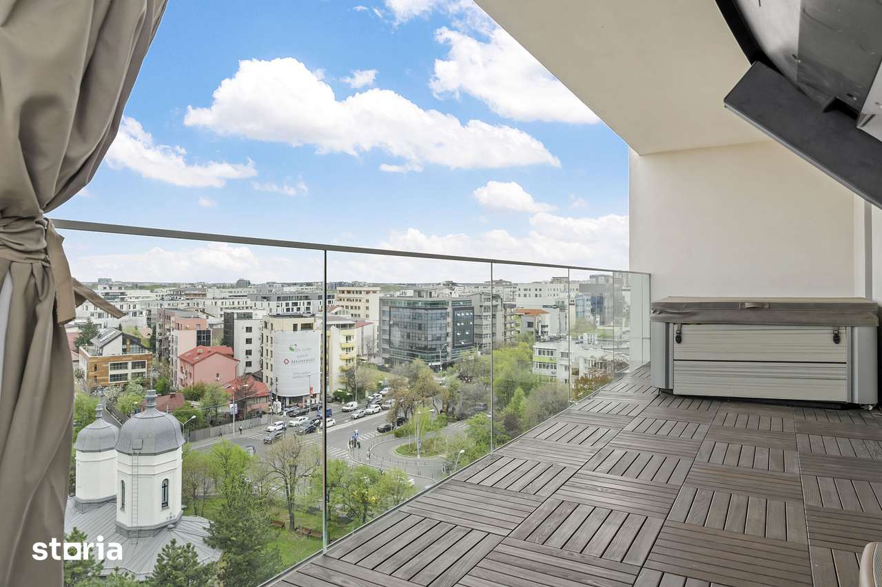 Penthouse Duplex | One Herastrau Plaza | Terase spectaculoase — fotografia 3