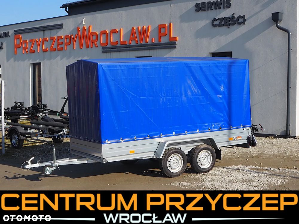 Rydwan EURO C750 / 2 OSIE / NIEHAMOWANE / Z PLANDEKĄ / BEZ PLANDEKI / DMC: 750 KG - 5