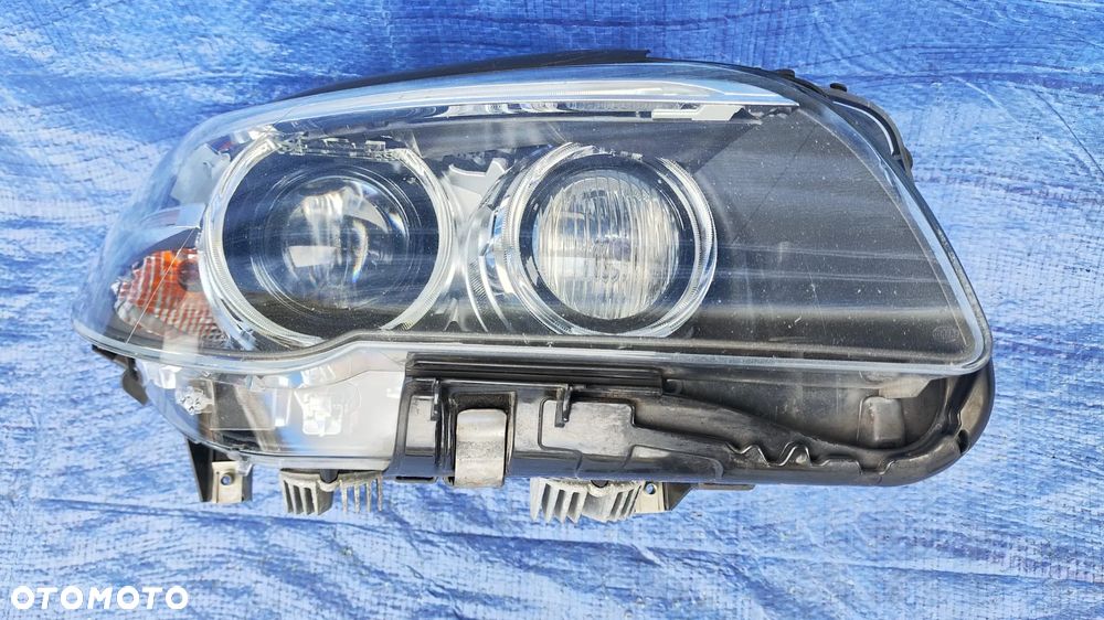 REFLEKTOR LAMPA XENON SKRĘTNY DYNAMIC LED LEWY PRAWY PRZÓD KOMPLETNY ŁADNY EUROPA BMW F10 F11 LCI LIFT - 9