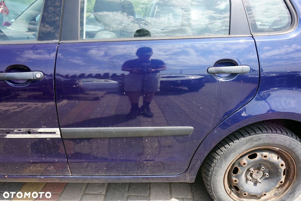 DRZWI TYLNE LEWE POLO IV 9N 5D HB LB5N  GRANATOWY VOLKSWAGEN 2001-2004 - 3