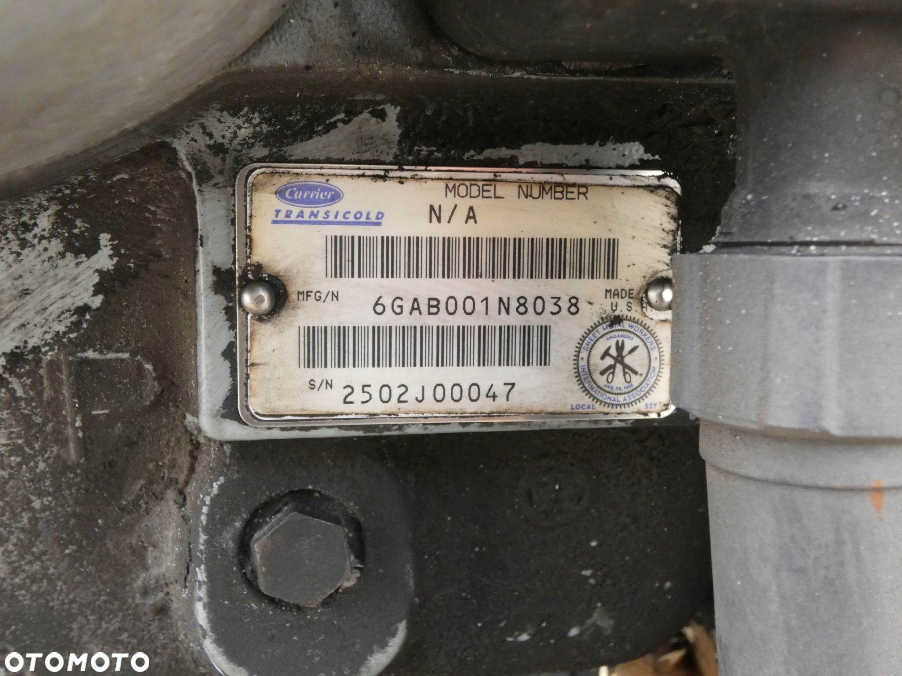 6Gab001N8038 Sprężarka Kompresor Agregatu Chłodniczego Carrier Supra 950 - 5
