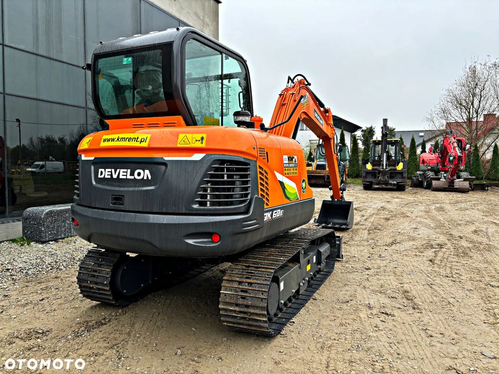 Doosan DEVELON DX60E-10N MINI-KOPARKA 2024r. MTH: 9 ! | JCB 8060, JCB 55 Z 65 Z CAT 305 305.5 VOLVO ECR 55 KUBOTA KX 57 KX 61 - 17
