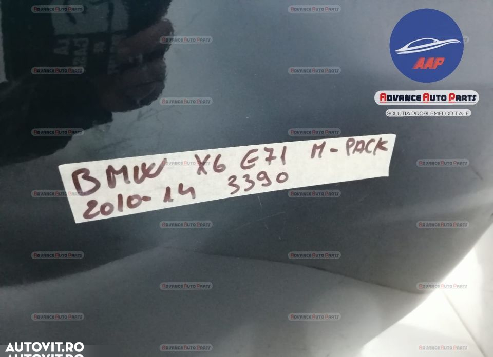 Bara spate cu senzori - originala BMW X6 M E71/E72 2009 2010 2011 2012 - 3