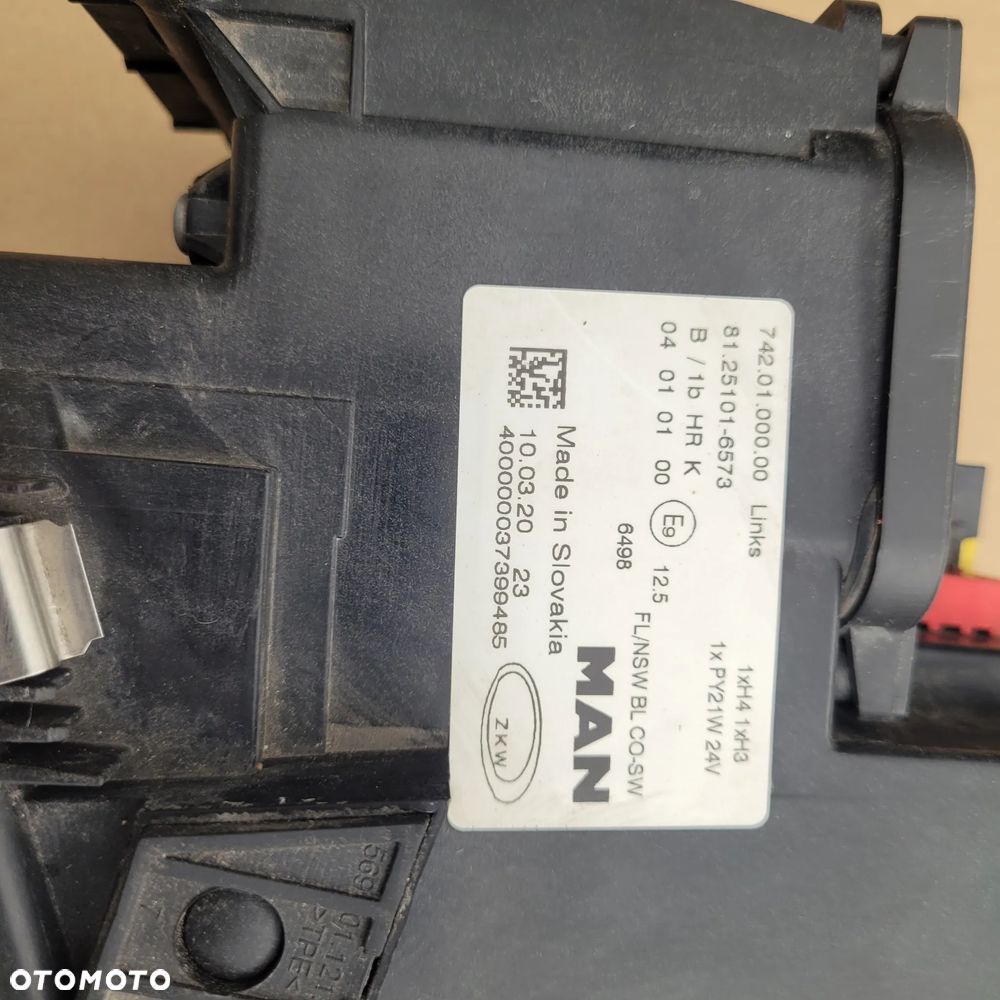HALOGEN LEWY MAN TGL E6 ORYGINAL 81.25101-6573 CHWALIM116 - 4