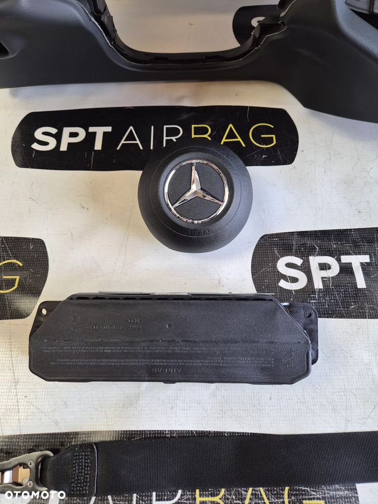 MERCEDES E KLASA E-KLASA W214 DESKA ROZDZIELCZA KONSOLA KOKPIT PULPIT PODUSZKI AIRBAG AIR BAG PASY KIT SET - 9